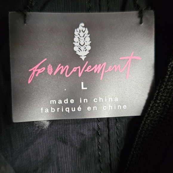 Free People Movement NWT Elevation Reversible Fleece Hooded Jacket Large - Picture 7 of 16